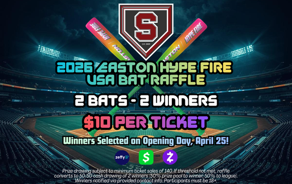 2026 Easton Hype Fire USA Bat Raffle